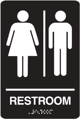 Related Products - Restroom Signs (500x500), Png Download