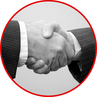 Shake-hands Operational Excellence - Sale Begins When The Customer Says No (398x398), Png Download