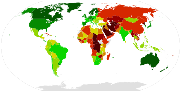 So President Obama At Any Meeting Of World Leaders - World Map (600x308), Png Download