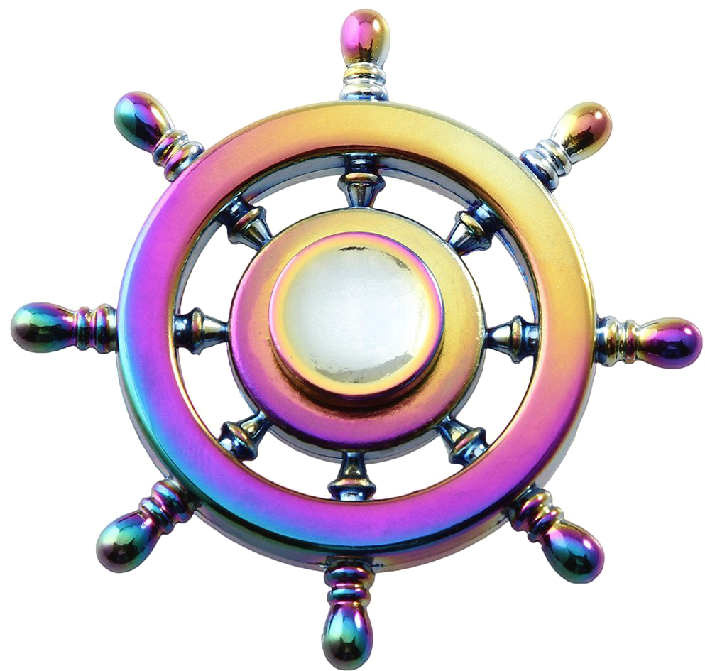 Rainbow Fidget Spinner Png Free Download - Rainbow Fidget Spinner Wheel (1001x1001), Png Download