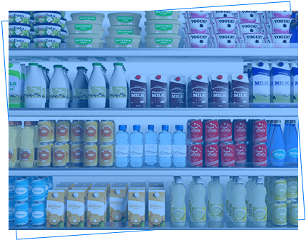 Ivend Fashion Vertical Grocery - Digital Shelf (455x345), Png Download