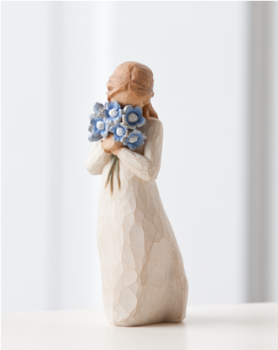 Forget Me Not - Forget-me-not Willow Tree Figurine (510x510), Png Download
