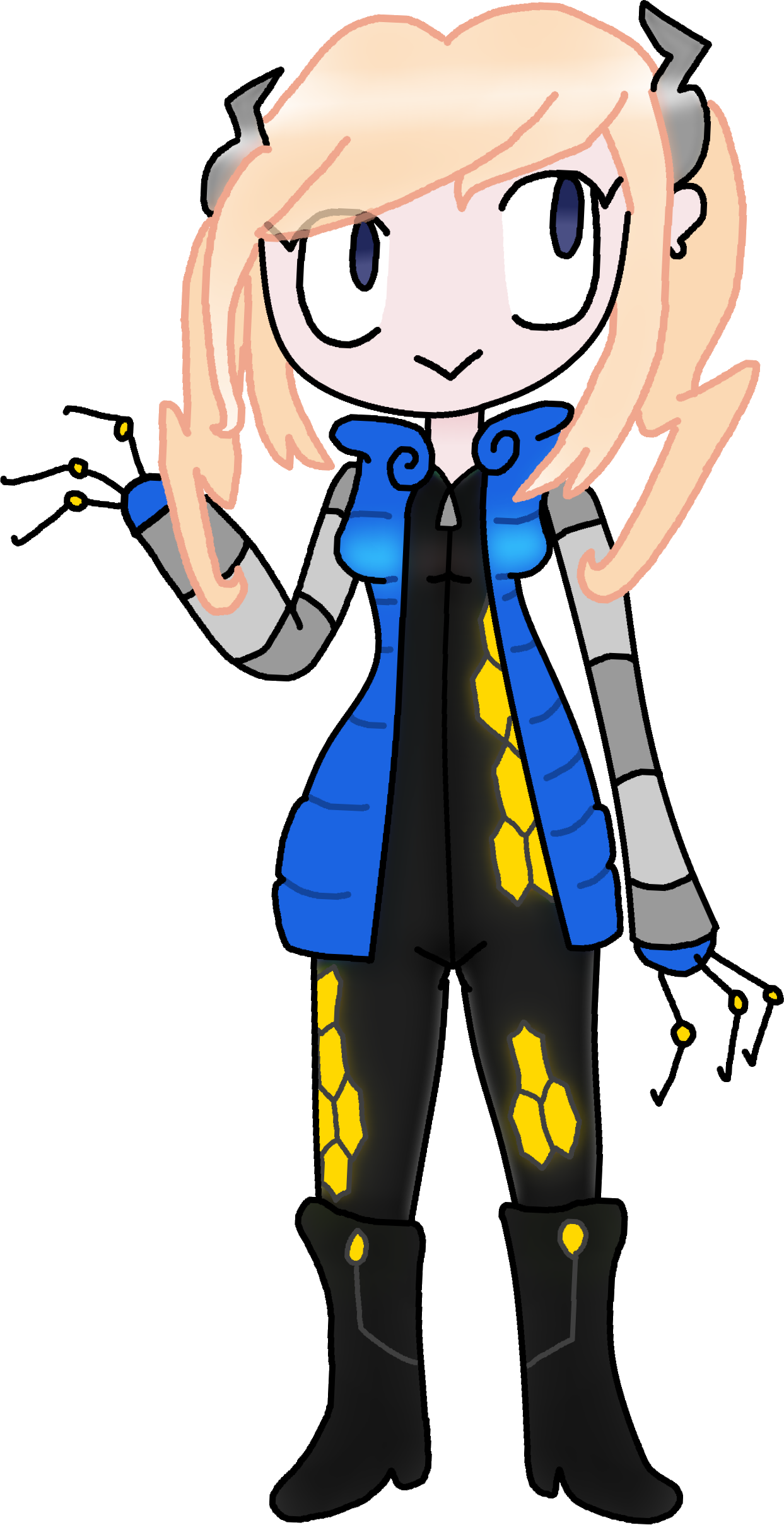 Forget Me Not - Cartoon (1243x2417), Png Download