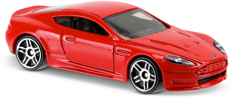 Aston Martin Dbs 2016 - Hot Wheels Aston Martin Red (892x407), Png Download