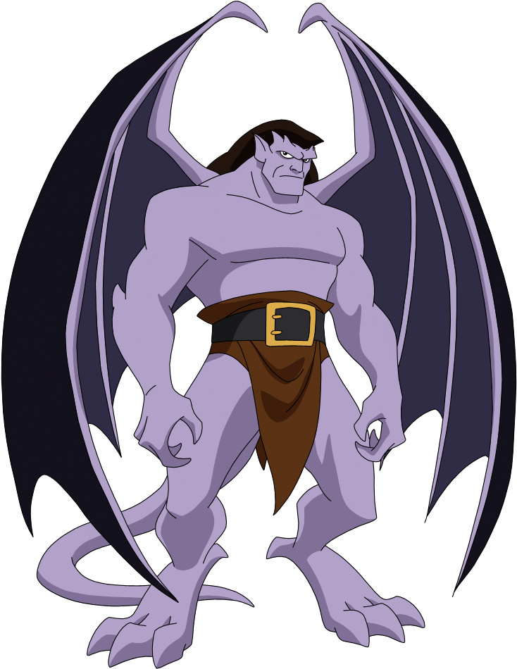 The Obvious Casting Choice For Goliath Is Jason Momoa - Goliath Gargoyles (800x1000), Png Download