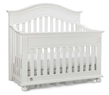 Snow White Crib - Dolce Babi Furniture Naples Convertible Crib (470x330), Png Download
