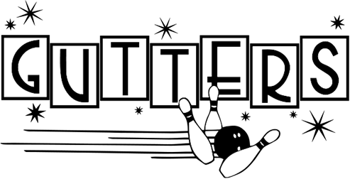 Taos Bowling - Gutters Bowling Alley Taos (493x252), Png Download