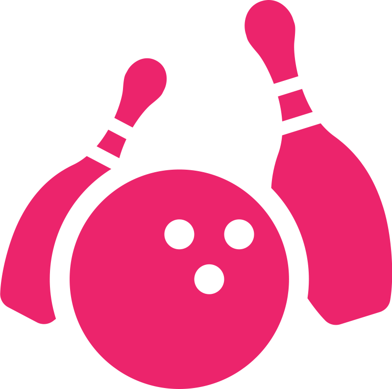 Parkway Lanes - Retro Bowling Ball Bowler Pin Graphic Print Tshirt (800x793), Png Download