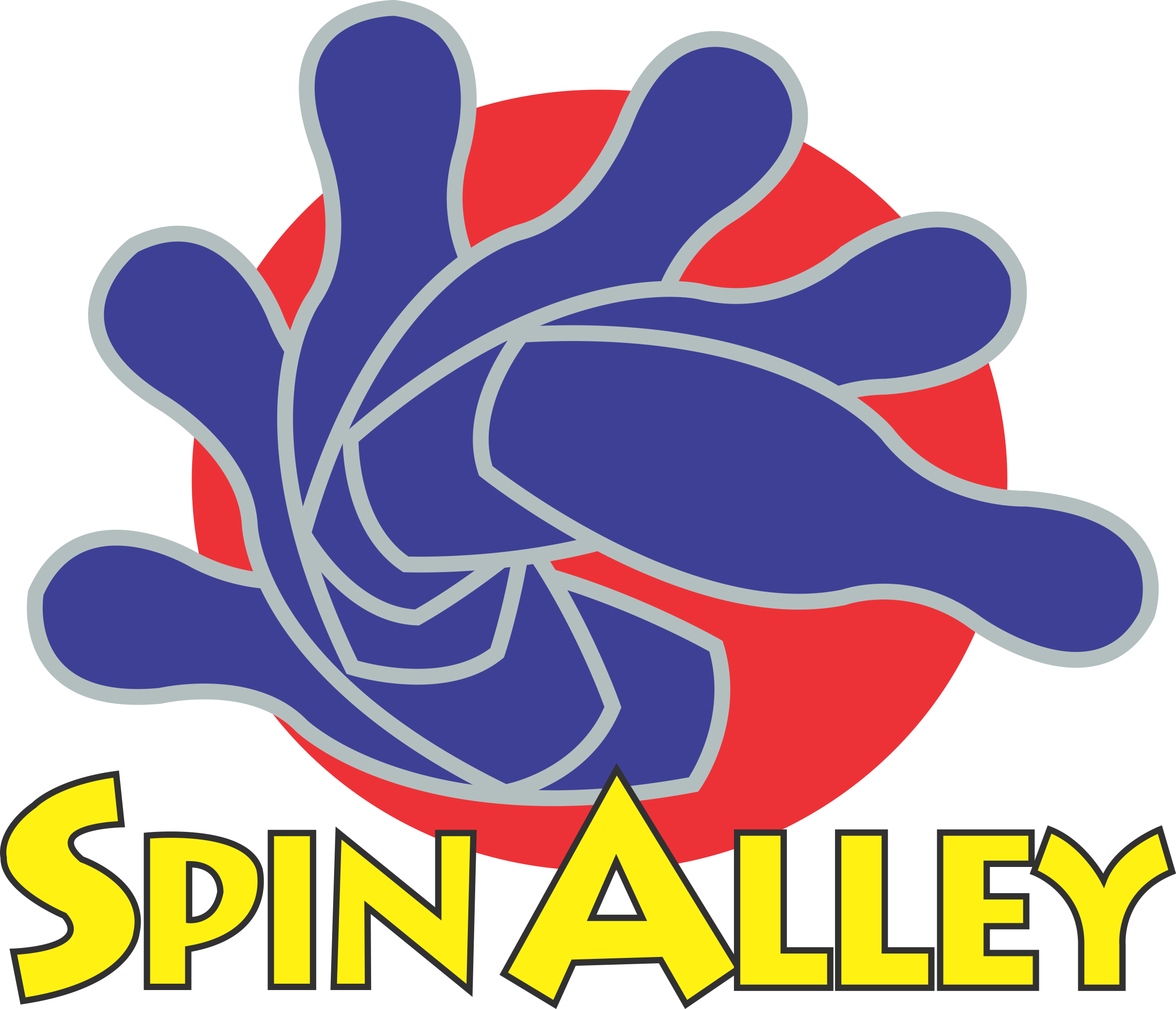 Spin Alley Logo Shirt Concept - Shirt (2418x2074), Png Download