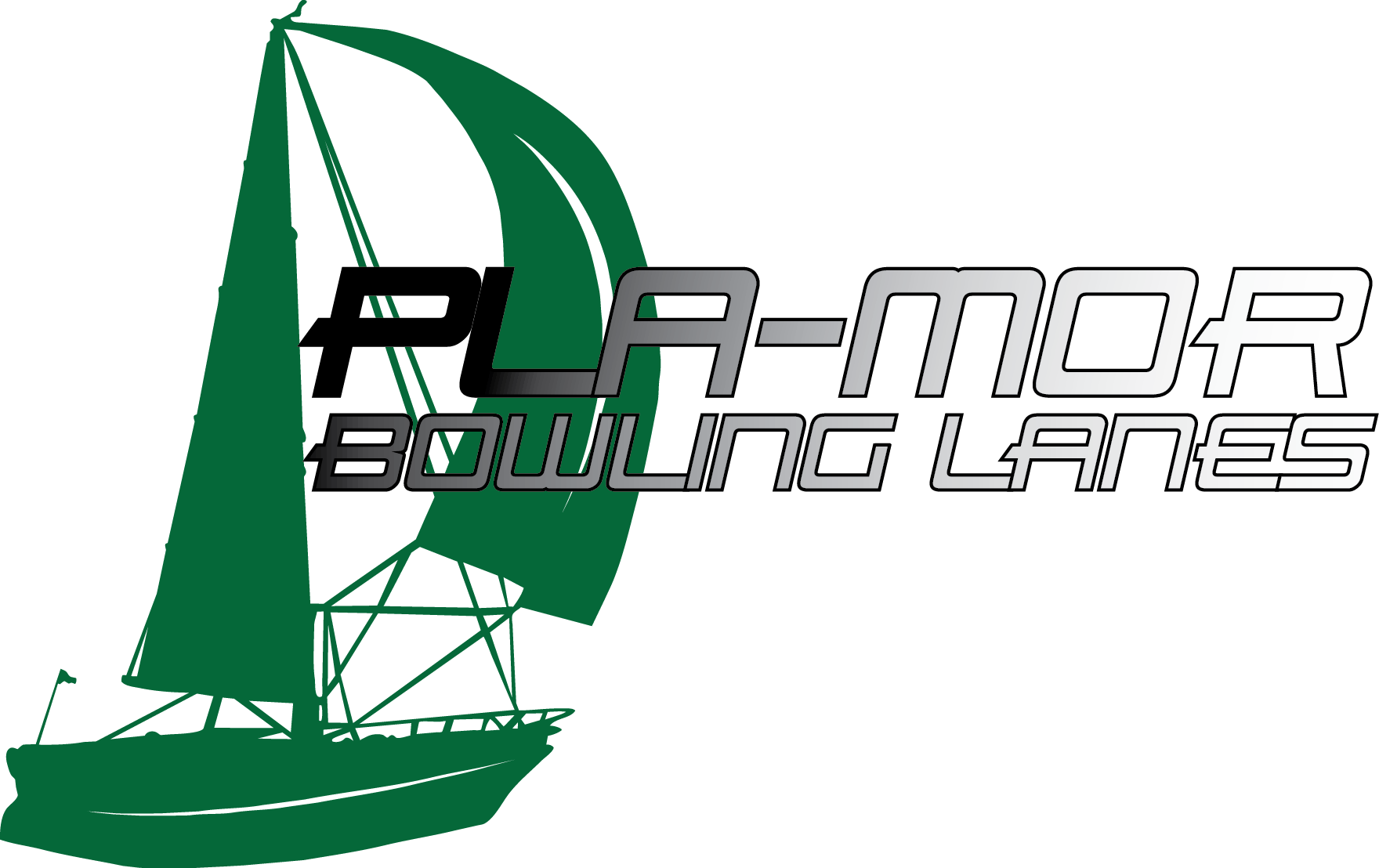 Pla-mor Lanes - Sailboat (1760x1108), Png Download