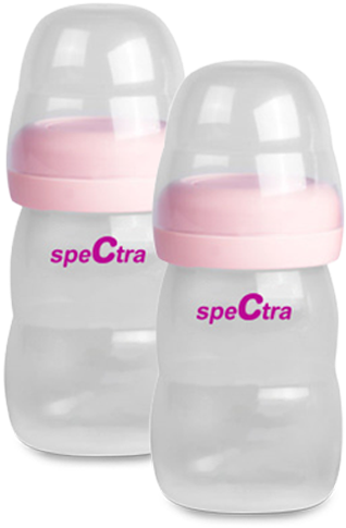 Spectra Baby Usa Breast Milk Storage Wide Neck Bottle - Bottle (500x555), Png Download
