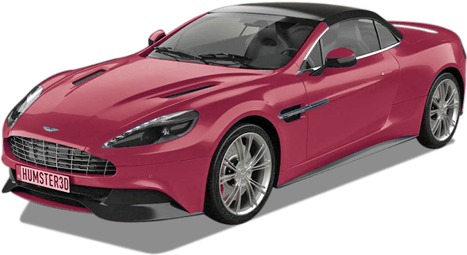 Aston Martin Vanquish - Aston Martin V8 Vantage (2005) (1000x750), Png Download