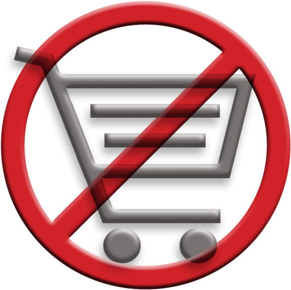 After Careful Deliberation, We've Decided To Retire - No Shopping Cart Png (580x580), Png Download