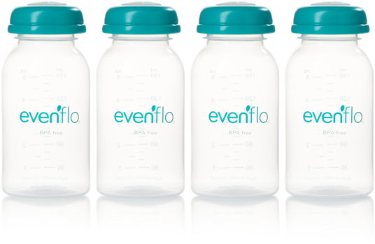 Milkcollectionbottles 01png-1 - Evenflo (550x550), Png Download