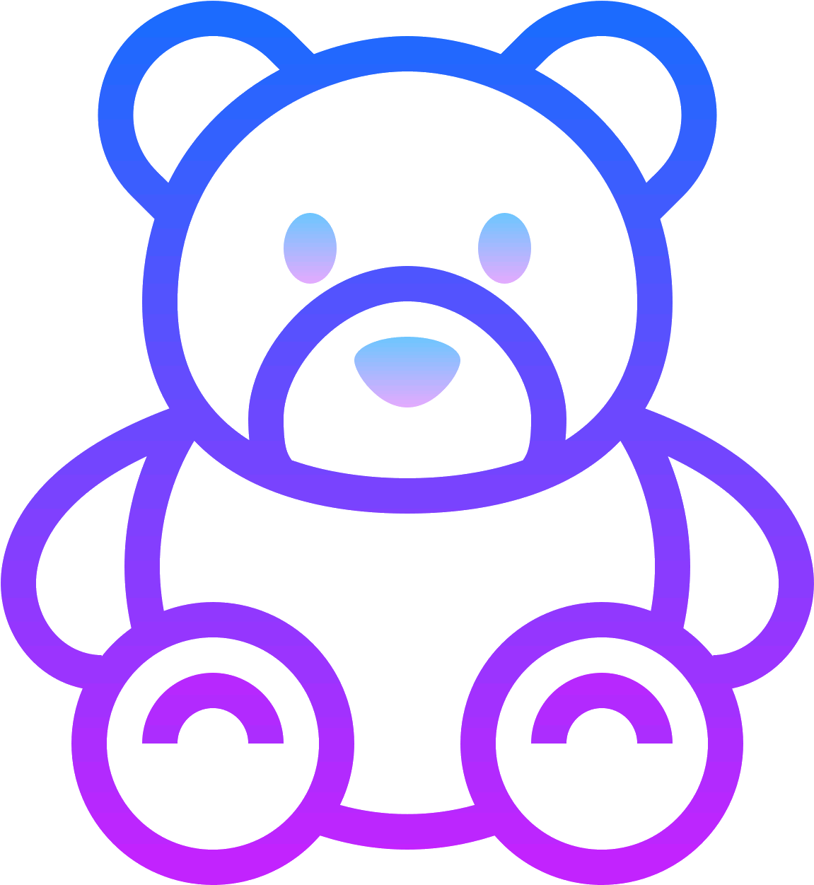 Ths Image Is Of A Childs Toy Stuffed Bear - Hello Kitty (1600x1600), Png Download