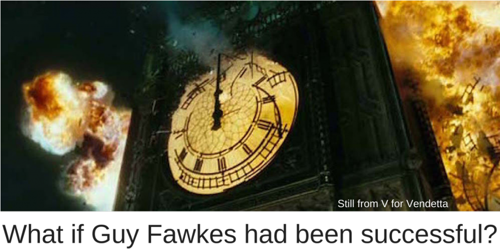 Still From V For Vendetta - Parliament V For Vendetta (1024x535), Png Download