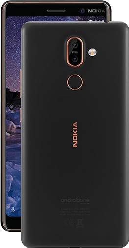 Nokia 7 Plus - Nokia 7+ Price In India (375x504), Png Download
