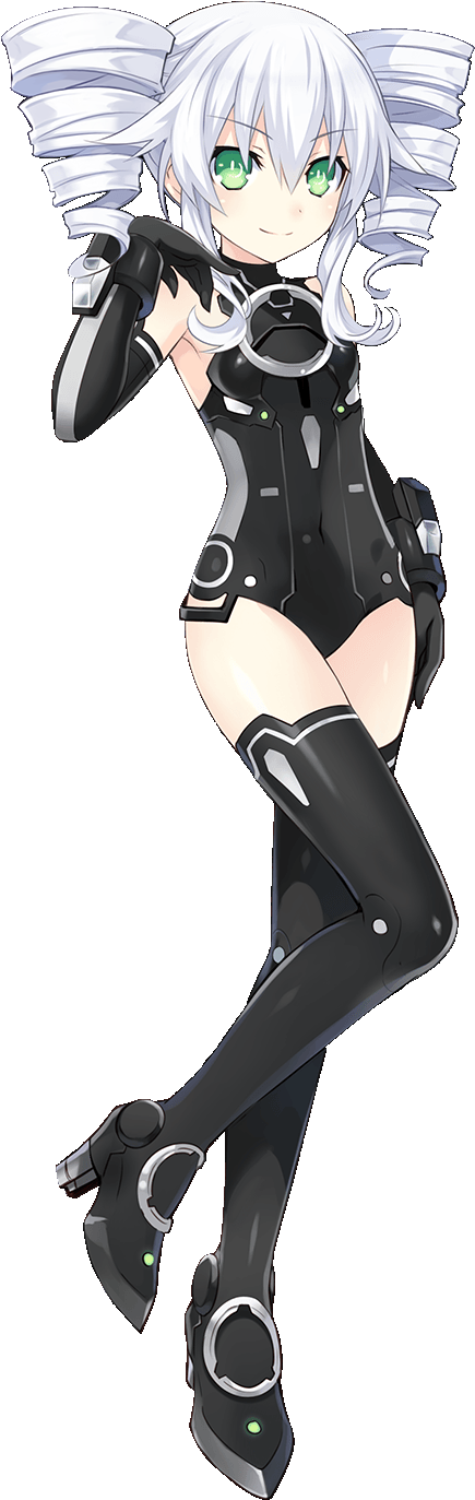 Black Sister - Black Sister Neptunia (464x1382), Png Download