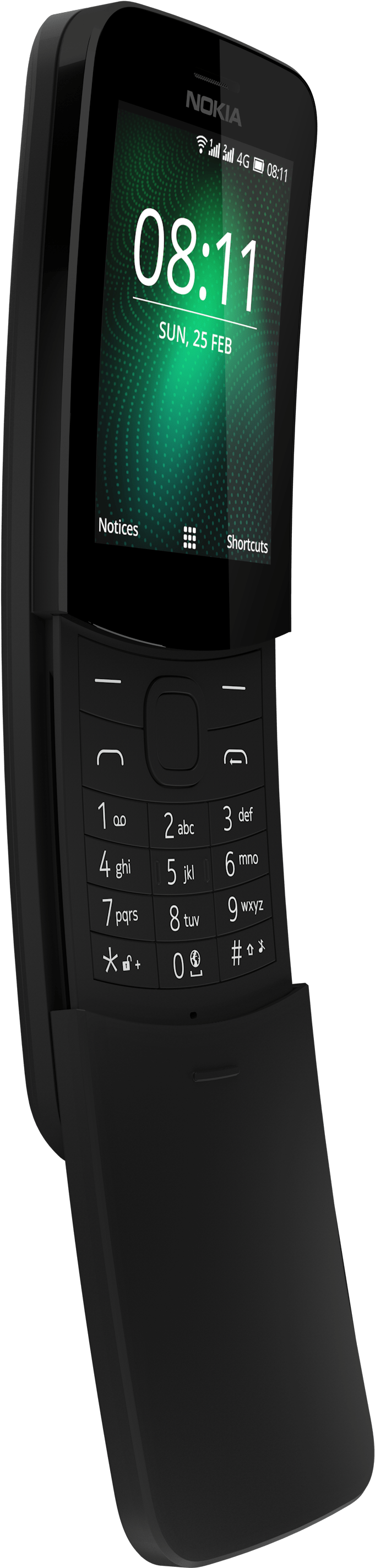 Nostalgia As Hmd Global Unveils The Iconic Nokia 8110 - Nokia 8110 4g (3000x3000), Png Download