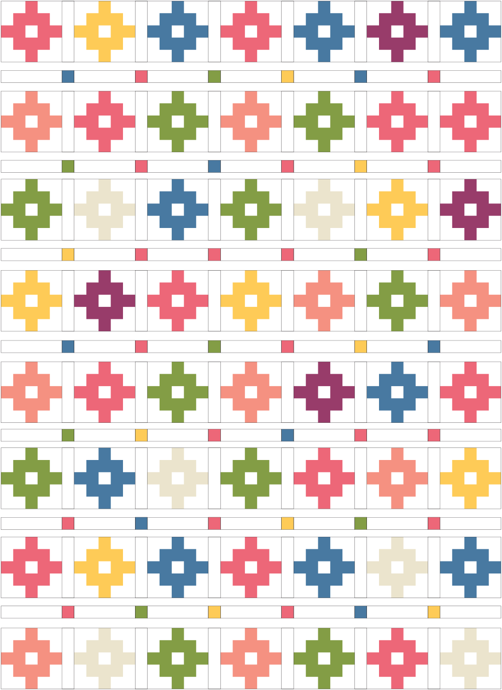 Hop On Over To My Blog For A Blank Coloring Sheet Featuring - Transparent Quilt Pattern Png (1000x1374), Png Download