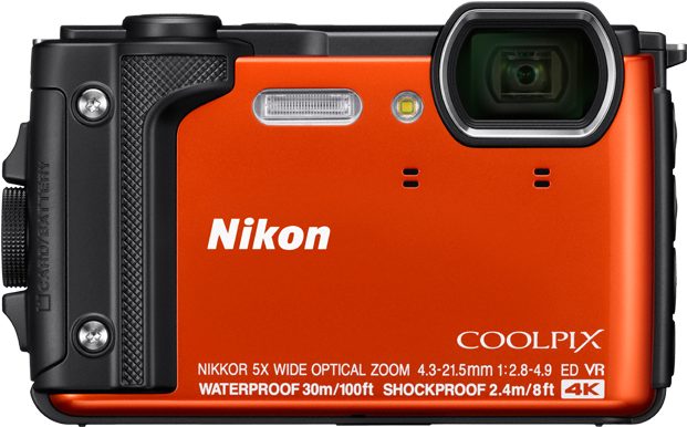 26524 W300 Front - Nikon Coolpix (700x595), Png Download