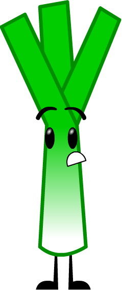 Leek - Bfdi Leek (239x565), Png Download