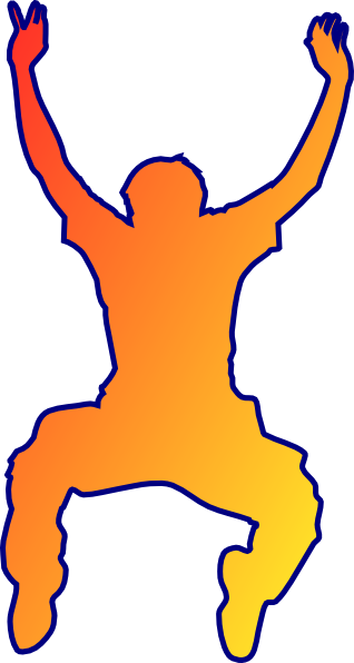 How To Set Use Man Jumping Svg Vector (318x596), Png Download
