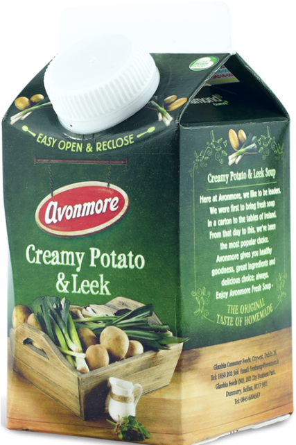 Creamy Potato And Leek Soup - Leek Soup (426x668), Png Download