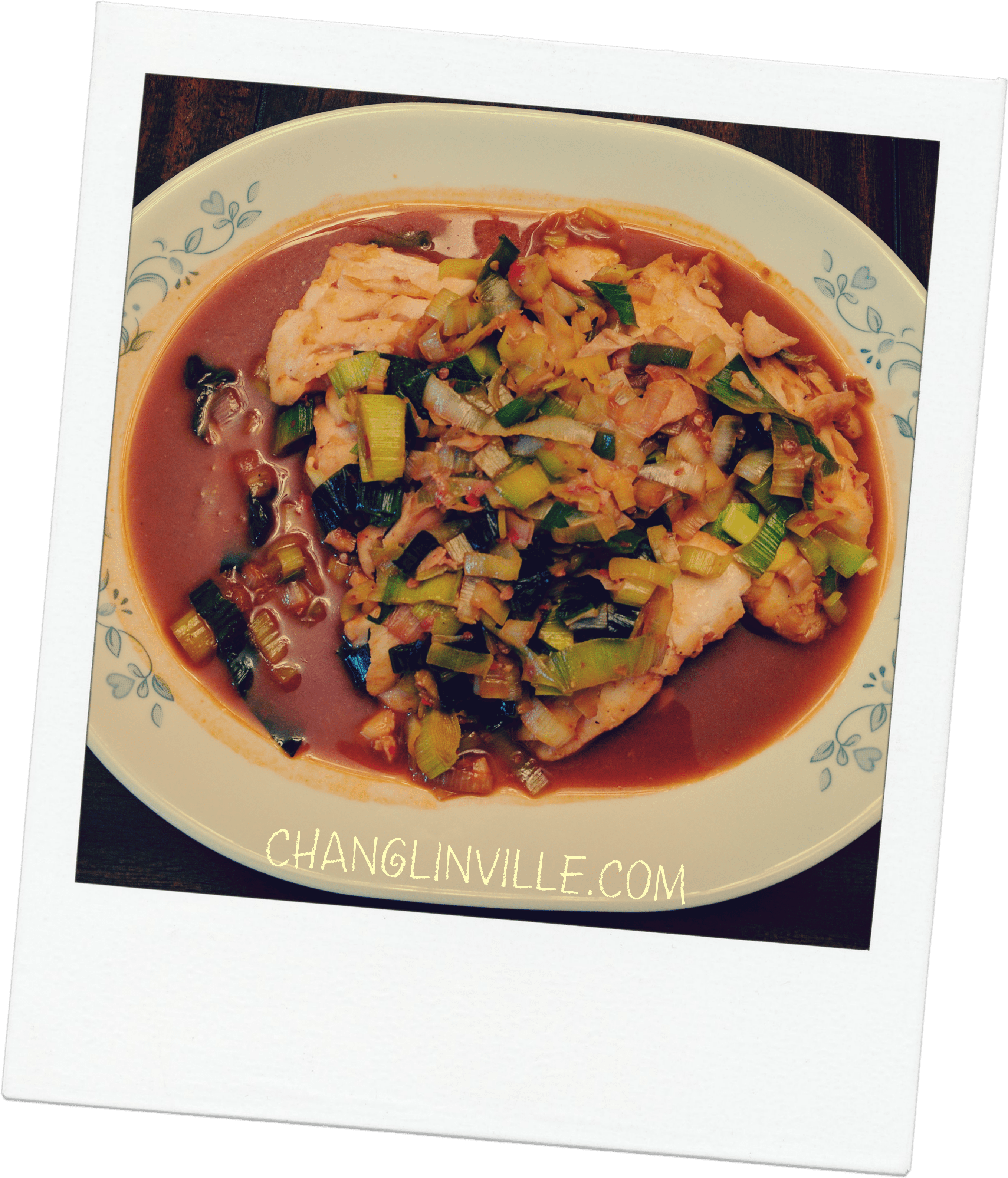 Cod Fish Fillets With Spicy Leek Sauce (2741x3203), Png Download
