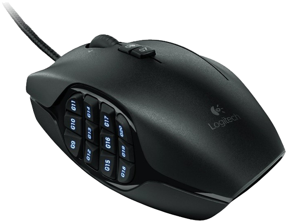 Gaming Mouse Logitech - Logitech G600 (600x600), Png Download