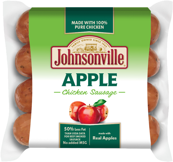 Chicken Apple Sausage Link (800x576), Png Download