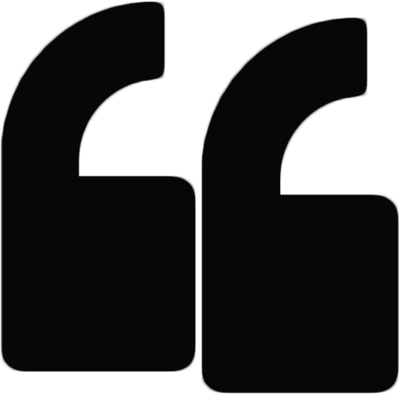 Quote Mark Blackandwhite 1 - Book (570x570), Png Download