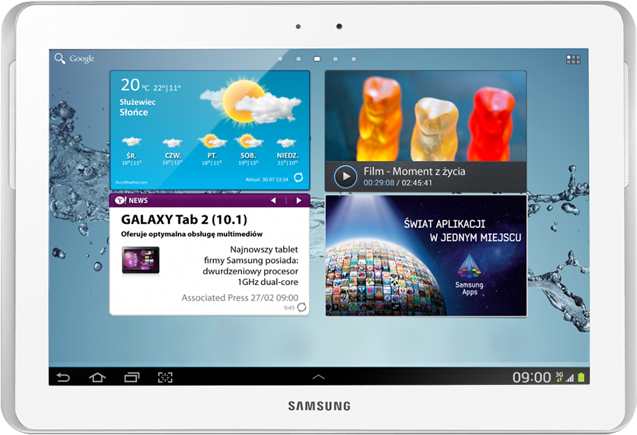 Samsung Galaxy Tab 2 - Samsung Galaxy Tab2 Transparent (1000x1000), Png Download