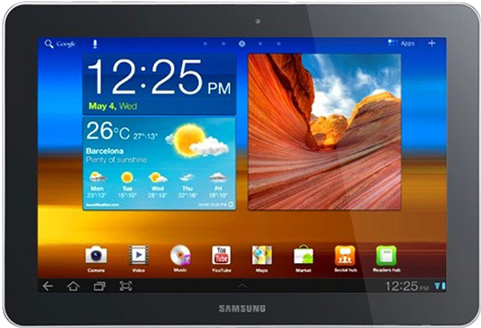 Samsung Galaxy Tab - Samsung Galaxy Tab 2011 (551x346), Png Download