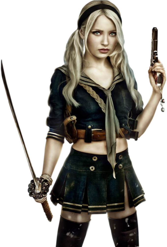 Resource Stock Model Emily Browning Sucker Punch Emily - Emily Browning In Sucker Punch (798x1001), Png Download