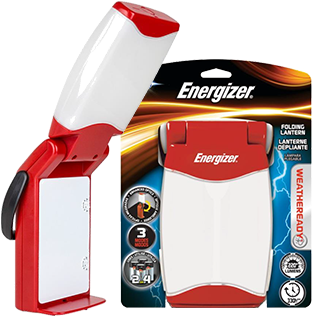 Energizer Weatheready® Folding Lantern - Energizer - Weather Ready Folding Area Lantern (500x350), Png Download