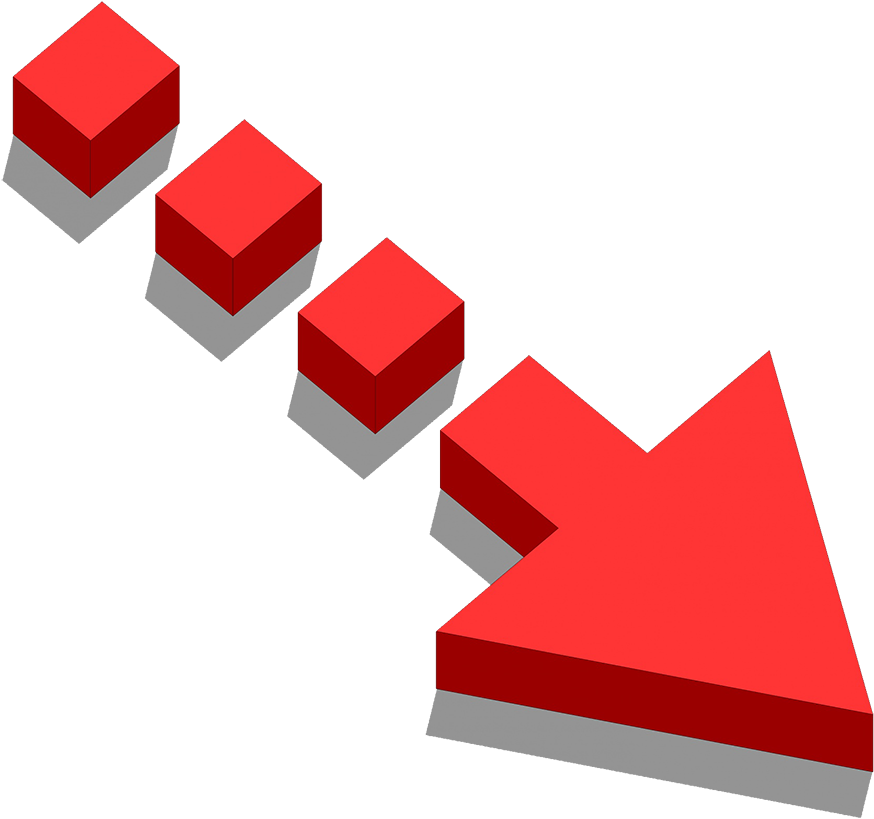 Red Arrow Sign Png - Dibujo Flecha Roja (1004x895), Png Download