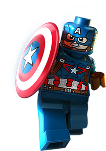 Lego Captain America Png (400x400), Png Download