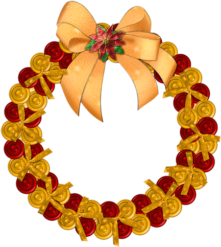 Banner Transparent Library Accents Clipart Garland - Fall Wreath Craft Paper Plate (500x500), Png Download