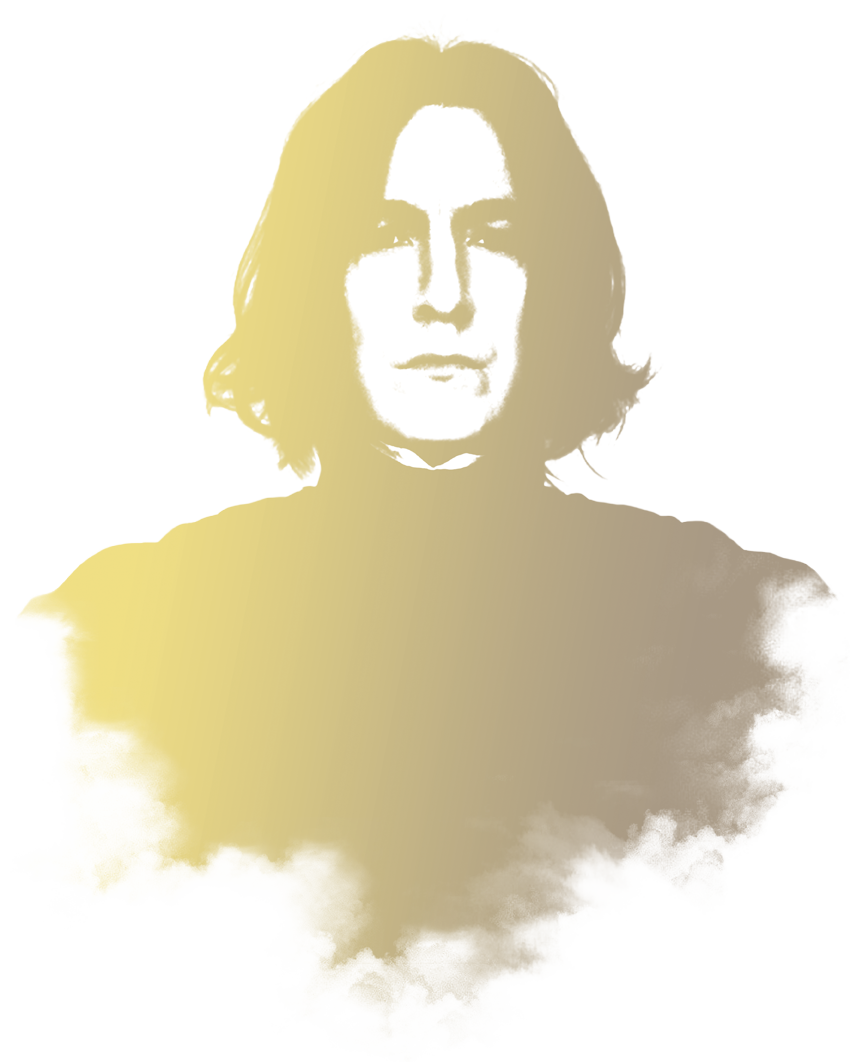 Harry Potter Snape Fade Men's Regular Fit T-shirt - Professor Severus Snape (850x1062), Png Download