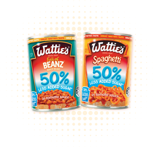 Used As A Pizza Topping, Sandwiched Between A Toastie, - Watties Baked Beans (544x520), Png Download