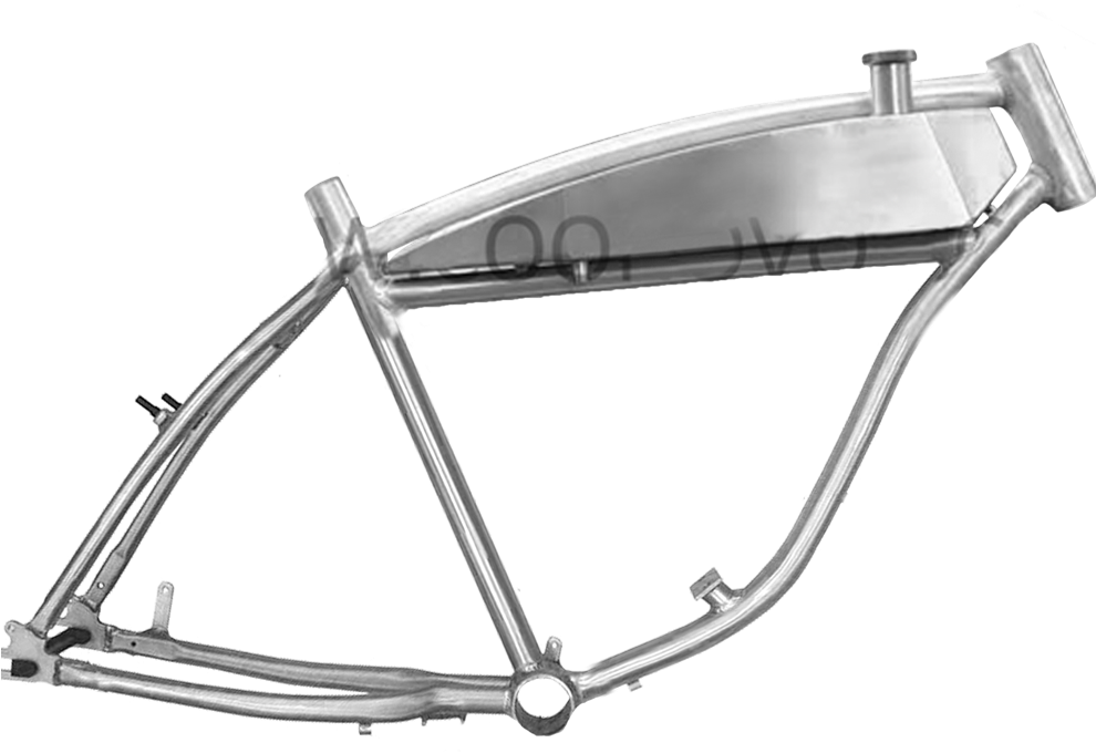 Bicycle Frame With - Bicycle (989x799), Png Download