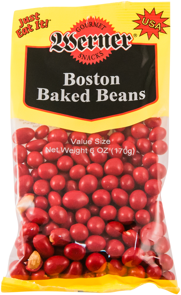 Boston Baked Beans 6oz Bag 6ct Case - Werner Gourmet Meat Snacks Werner Cinnamon Bears 6 (852x1280), Png Download