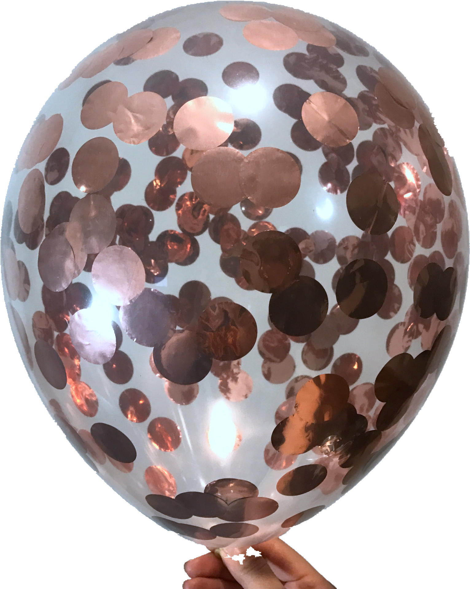 10th Rose Gold Birthday Party Pack 10 Garland Balloons - Modern Jubilee Rose Gold Confetti Balloons 10 Pack (2048x2048), Png Download