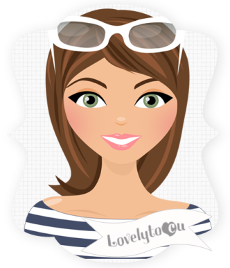 Custom Illustrations Cute Girl Blog Design - Cute Girl Character Png (332x386), Png Download