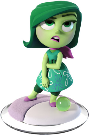 Disney Infinity Disgust Figure - Inside Out Disney Infinity Figure (325x479), Png Download