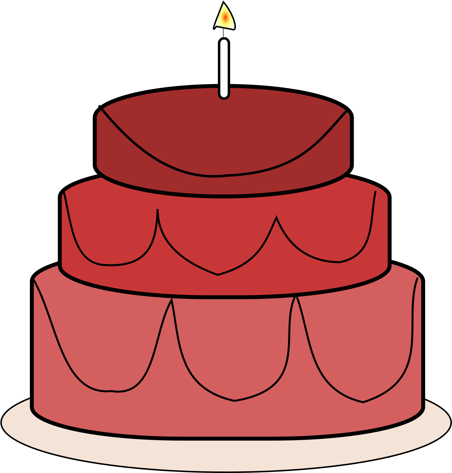 Birthday Cake Vector Image Image - Birthday Cake (2000x2400), Png Download