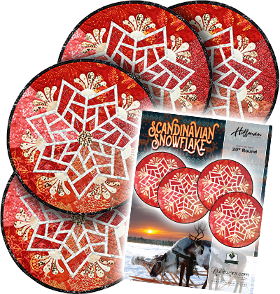 Quiltworx Scandinavian Snowflake (400x420), Png Download