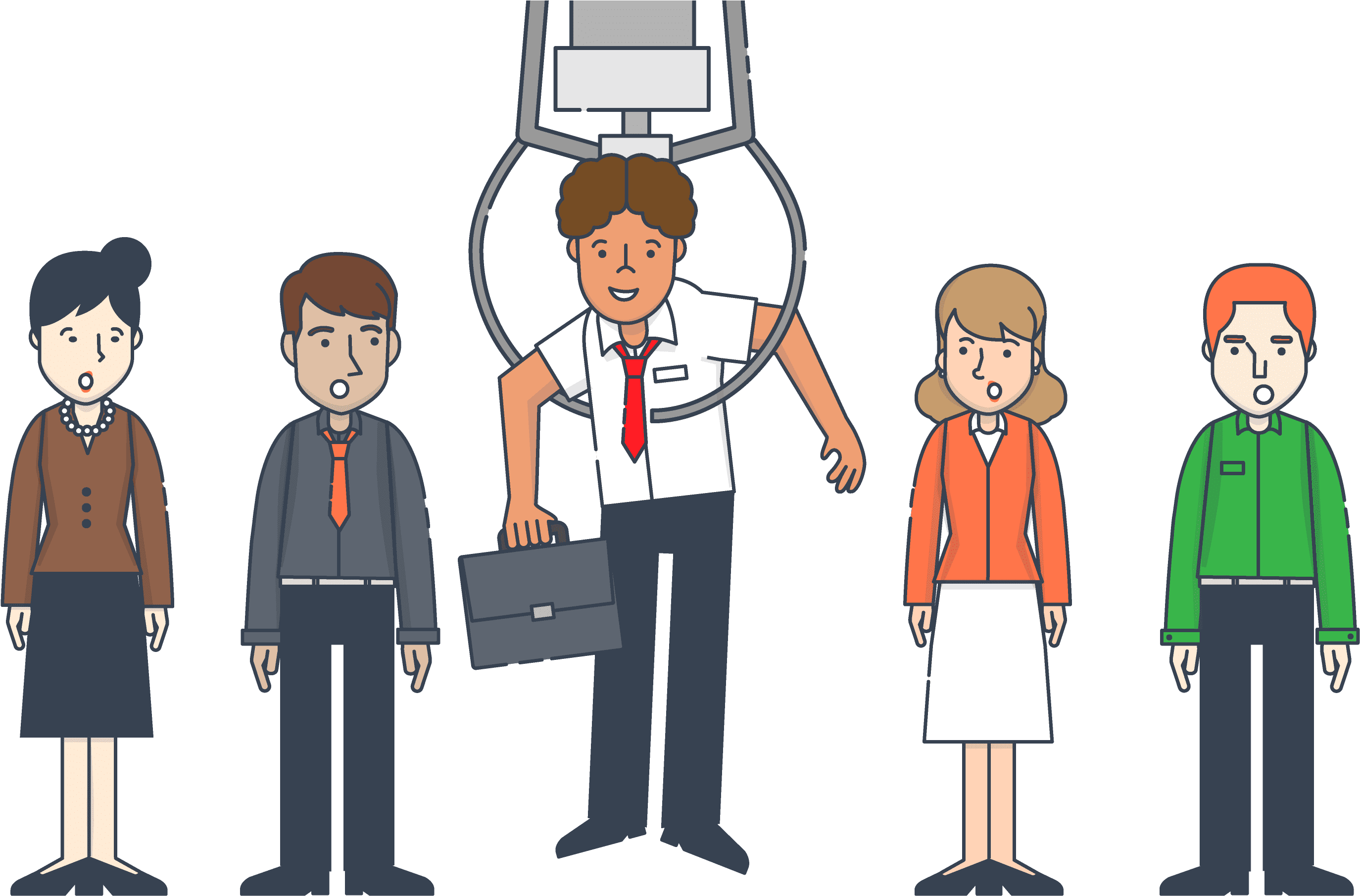 Fun Time Clipart Great Job Team - Drawing (3333x1875), Png Download