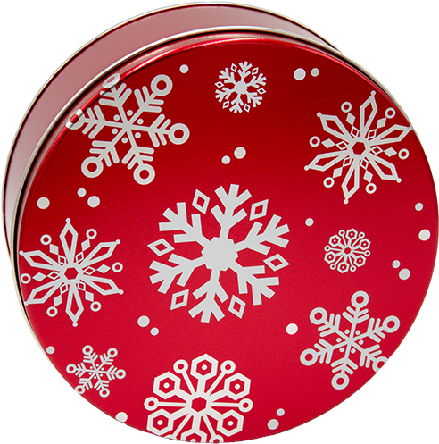 Kernel Encore Red With Snowflakes 1 Gallon C Popcorn (500x500), Png Download